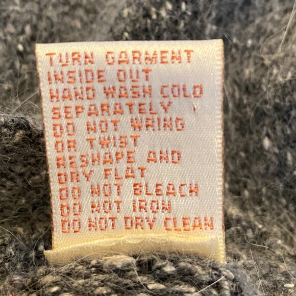 Vintage Cristina Silk Angora Sequins Sweater Sz M Beaded Avant Garde Artsy Tunic - Picture 15 of 16